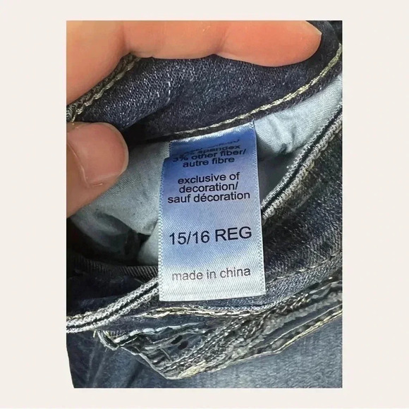 0497W. MAURICES MEDIUM‎ WASH DENIM JEANS SIZE 15/16 NON DISTRESSED - Picture 7 of 10